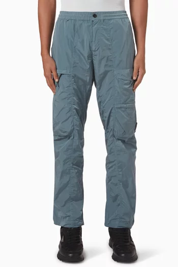 Cargo Lens Pants in Chrome-R Nylon