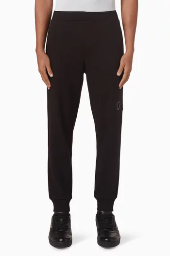 Diagonal Lens Sweatpants in Cotton Fleece