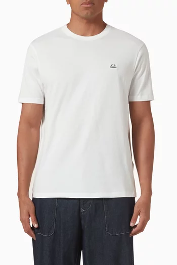 Logo Patch T-shirt in 30/1 Cotton Jersey