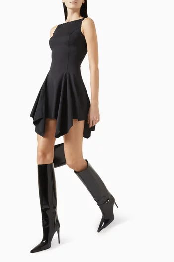 Caroline Boatneck Mini Dress
