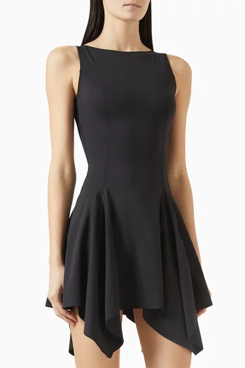 Caroline Boatneck Mini Dress