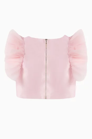 Ruffle Top in Organza