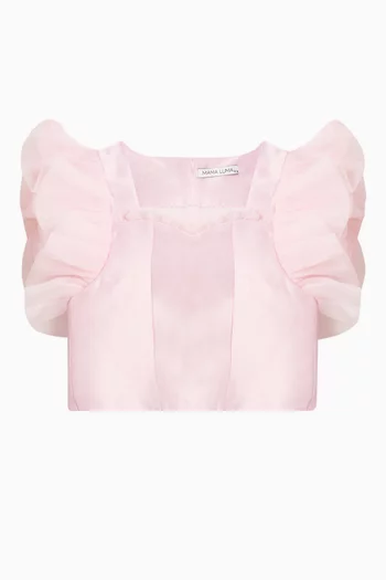 Ruffle Top in Organza