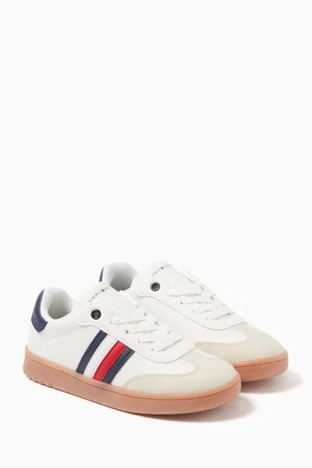 Stripe Low Cut Sneakers