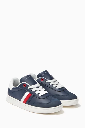Jack Striped Low-top Sneakers