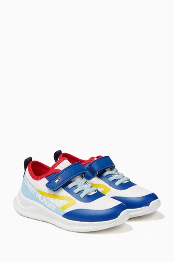 Connor Low-top Sneakers in Mesh & Faux-leather
