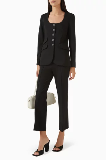 Roslyn Ponte Blazer in Viscose-blend