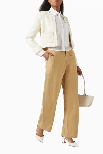 بنطال ريناتا قطن تويل