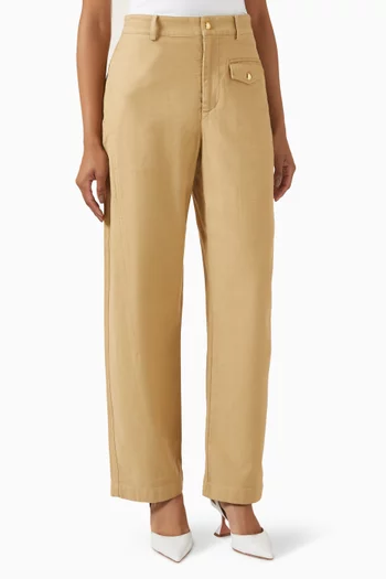 بنطال ريناتا قطن تويل