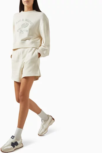 RB Racquet Sweatshirt in Cotton-terry