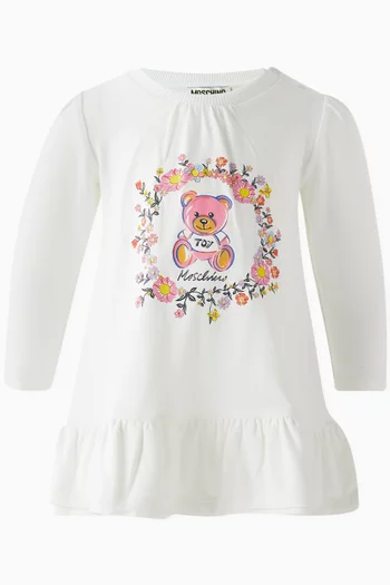 Baby Teddy Dress in Cotton