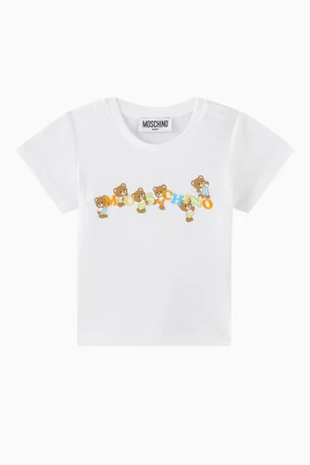 Baby Bear Logo T-shirt in Cotton