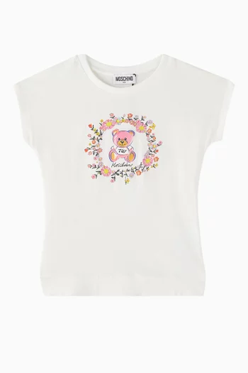 Teddy T-shirt in Cotton-jersey