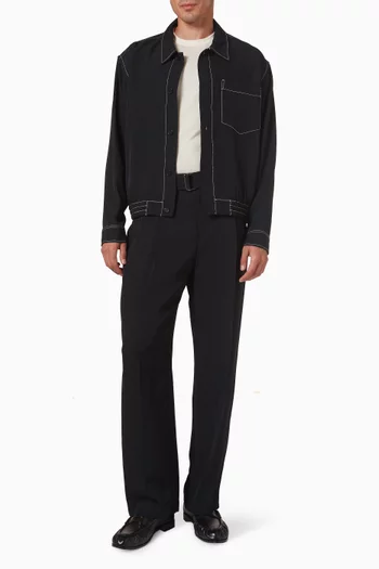 Keith Jacket in Fluid Twill