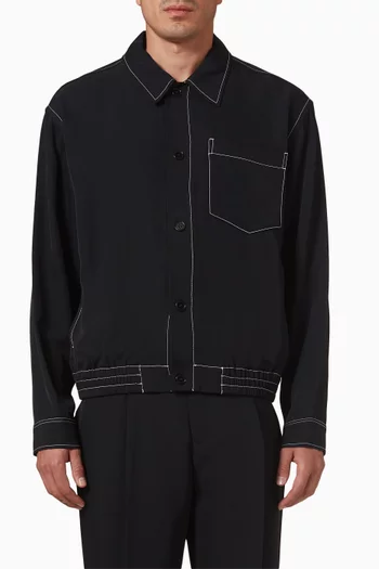 Keith Jacket in Fluid Twill