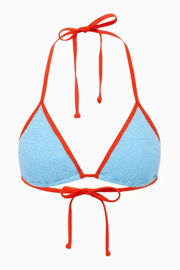 The Triangle Duo Bikini Top in Lycra