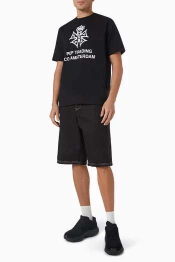Longer DRS Shorts in Denim