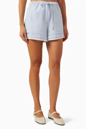 Banded Shorts in Lace