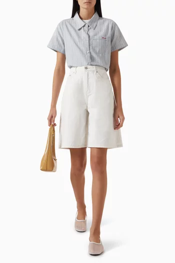 Relaxed-fit Bermuda Shorts in Denim