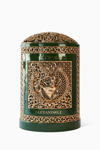 Deep Emerald Candle and Holder Gift Set