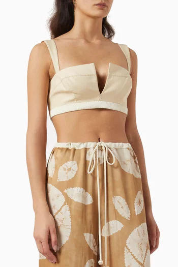 West Crop Top in Cotton