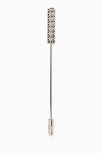 Hobnail Rectangular Tie Pin