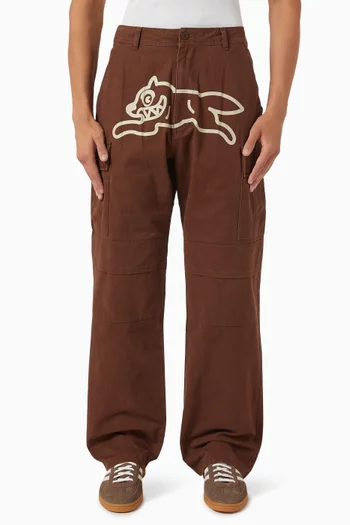 Running Dog Cargo Pants in Cotton