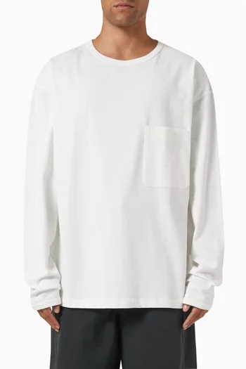 Boxy-fit T-shirt in Cotton-linen