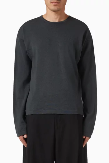 Crewneck Sweater in Cotton-blend