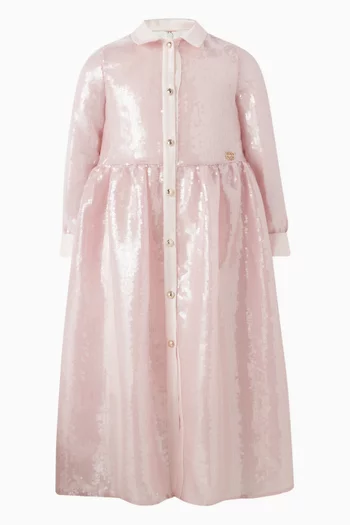 Sequins Shirt Dress
