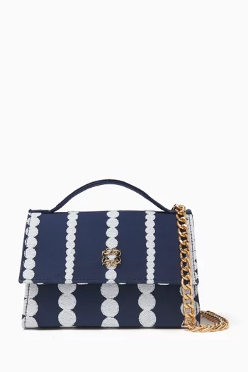 All-over Print Embroidered Bag