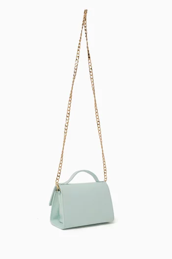Top Handle Bag in Crêpe