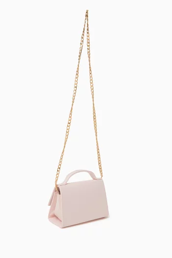 Top Handle Bag in Crêpe