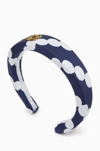 All-over Print Embroidered Headband