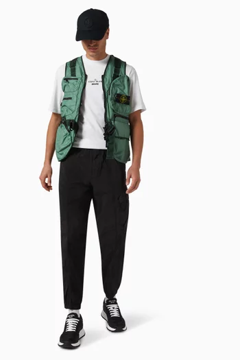 Elastic Sweatpants in Nylon