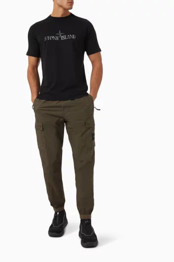 Embroidered-logo T-shirt in Cotton