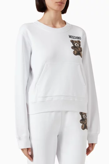 Teddy Bear Sweatshirt in Cotton
