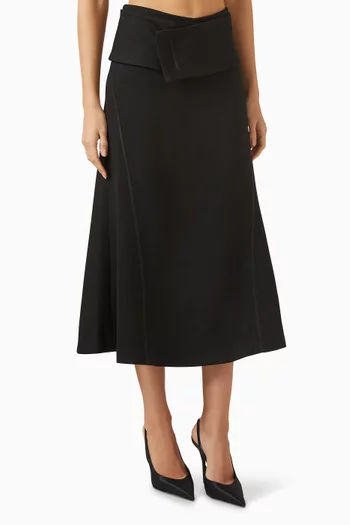 Narci Midi Skirt in Umi Fabric