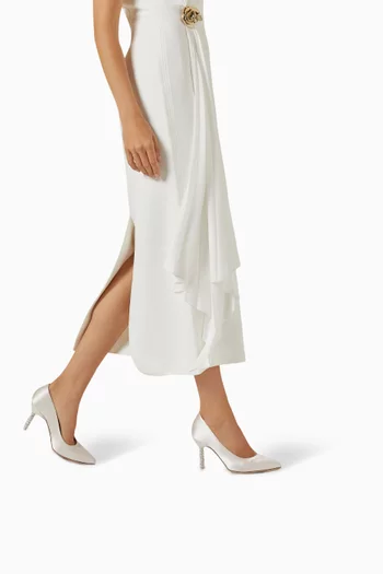 Jasmine 85 Pumps in Satin