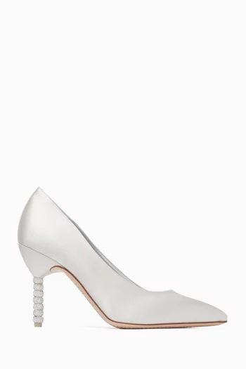 Jasmine 85 Pumps in Satin