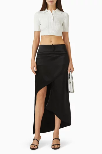 Infinity Heritage Skirt in Satin