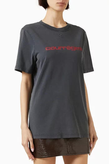 AC Printed T-shirt in Cotton