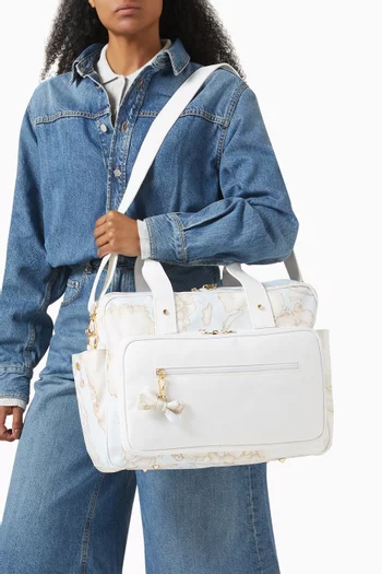 Logo Print Baby Changing Bag