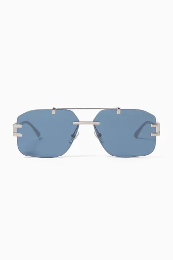 Aviator Sunglasses in Metal