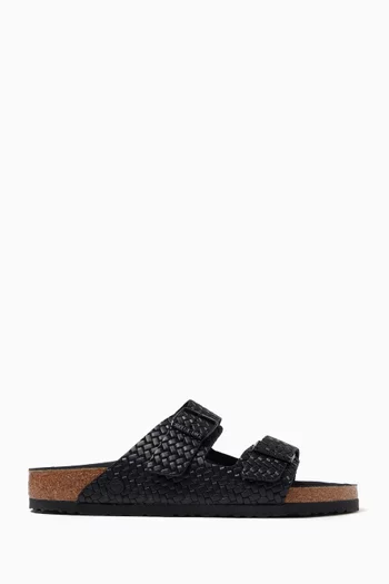 Arizona Lena Sandals in Braided Leather