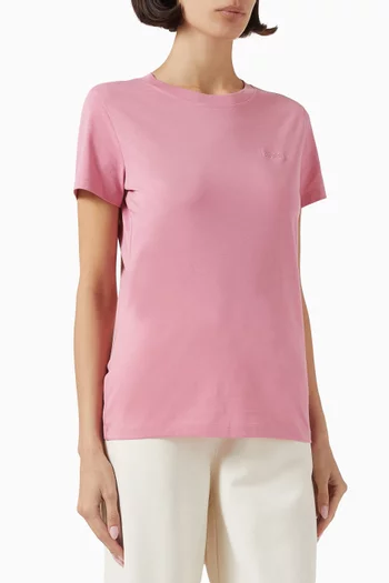 Tonal Logo T-shirt in Cotton jersey