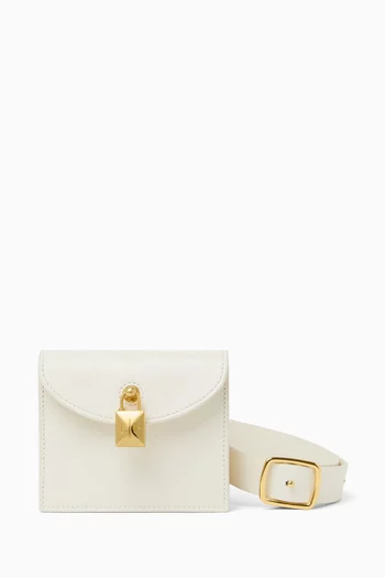 حقيبة إكسترا بوشيت بحزام جلد عجل