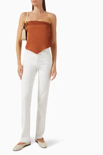 Handkerchief Top in Satin