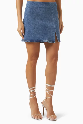 Mini Skirt in Denim