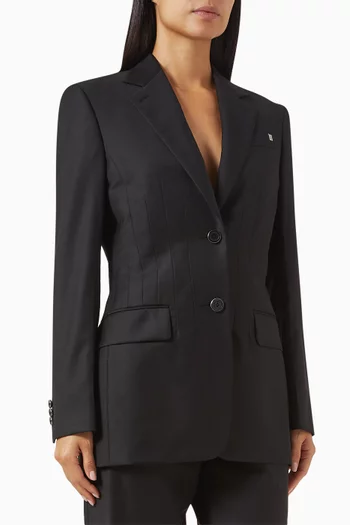 Classic Blazer in Wool Twill
